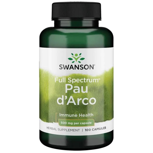 Full Spectrum Pau dArco, 500mg - 100 caps