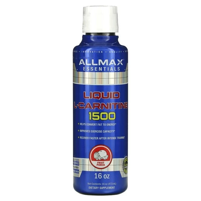 Liquid L-Carnitine 1500, Fruit Punch - 473 ml.