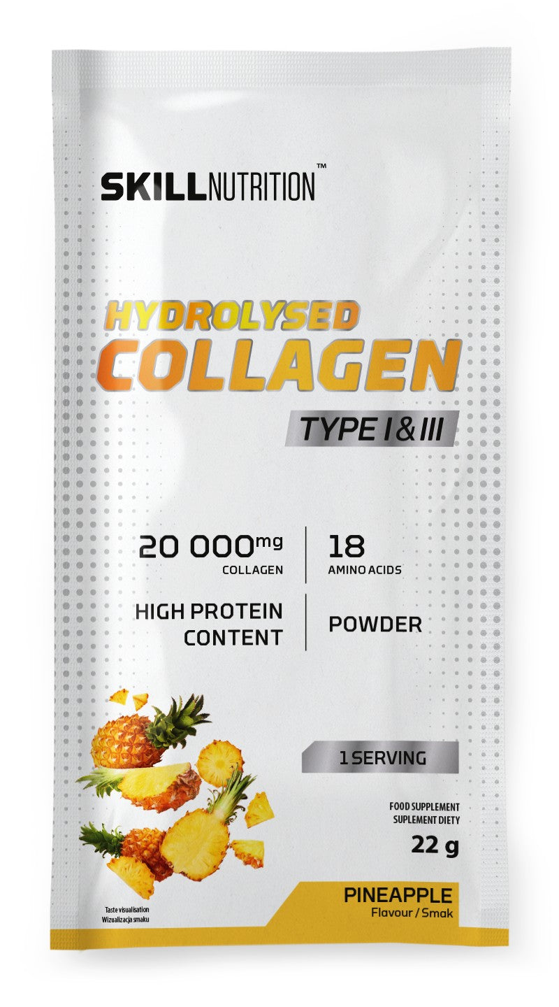 Hydrolysed Collagen Type I & III - Pineapple - 22g (1 serving)