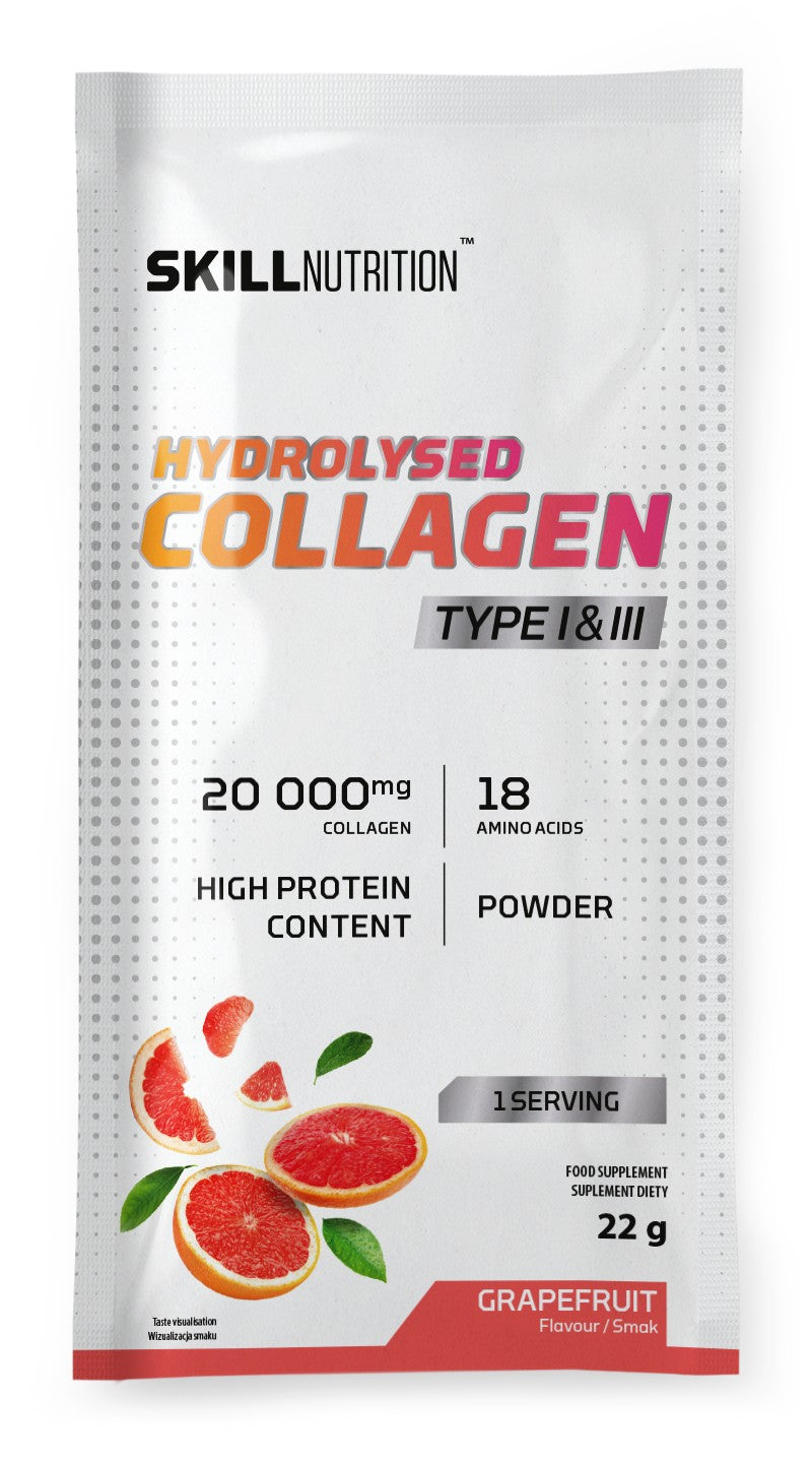 Hydrolysed Collagen Type I & III - Grapefruit - 22g (1 serving)