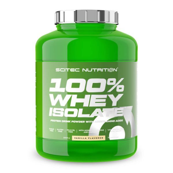 100% Whey Isolate, Vanilla - 1816g