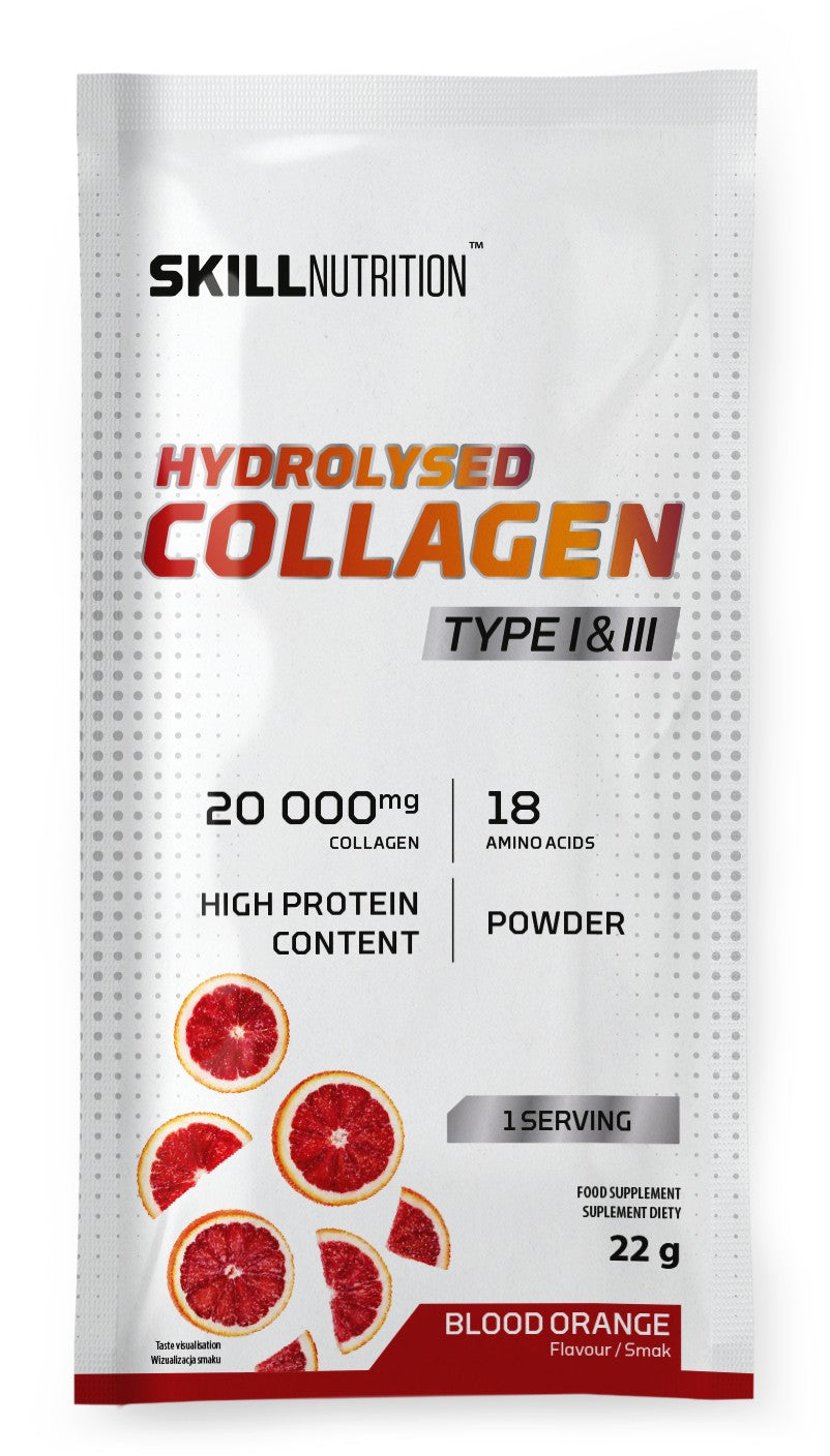 Hydrolysed Collagen Type I & III - Blood orange - 22g (1 serving)