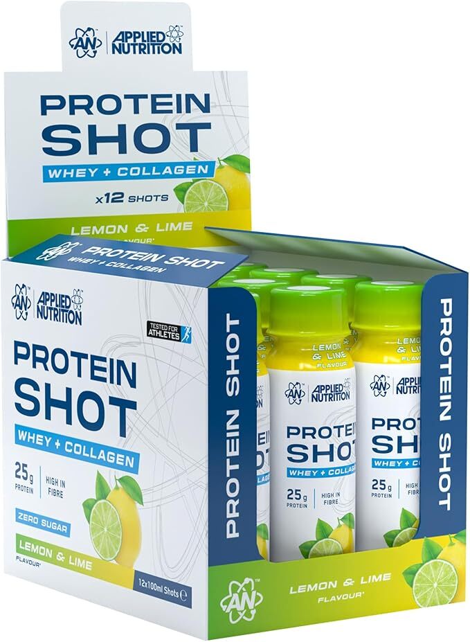 Protein Shot - Lemon & Lime - 12 x 100 ml.