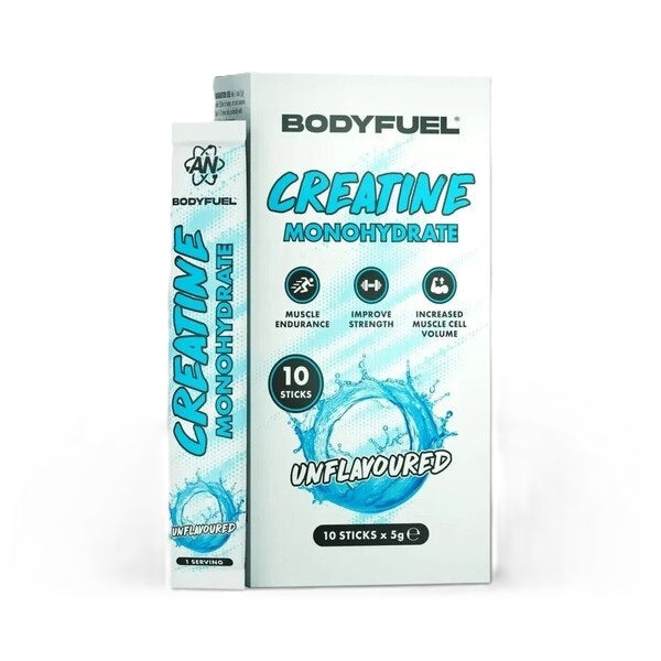 Bodyfuel Creatine Monohydrate Sticks - Unflavoured - 10 x 5g