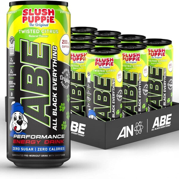 ABE Energy + Performance Cans - Slush Puppie Twisted Citrus - 12 x 330 ml.