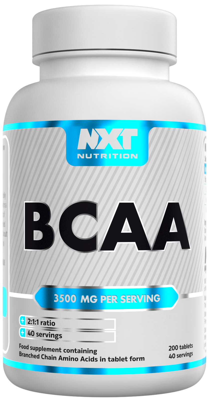 NXT Nutrition BCAA - 200 Tabs