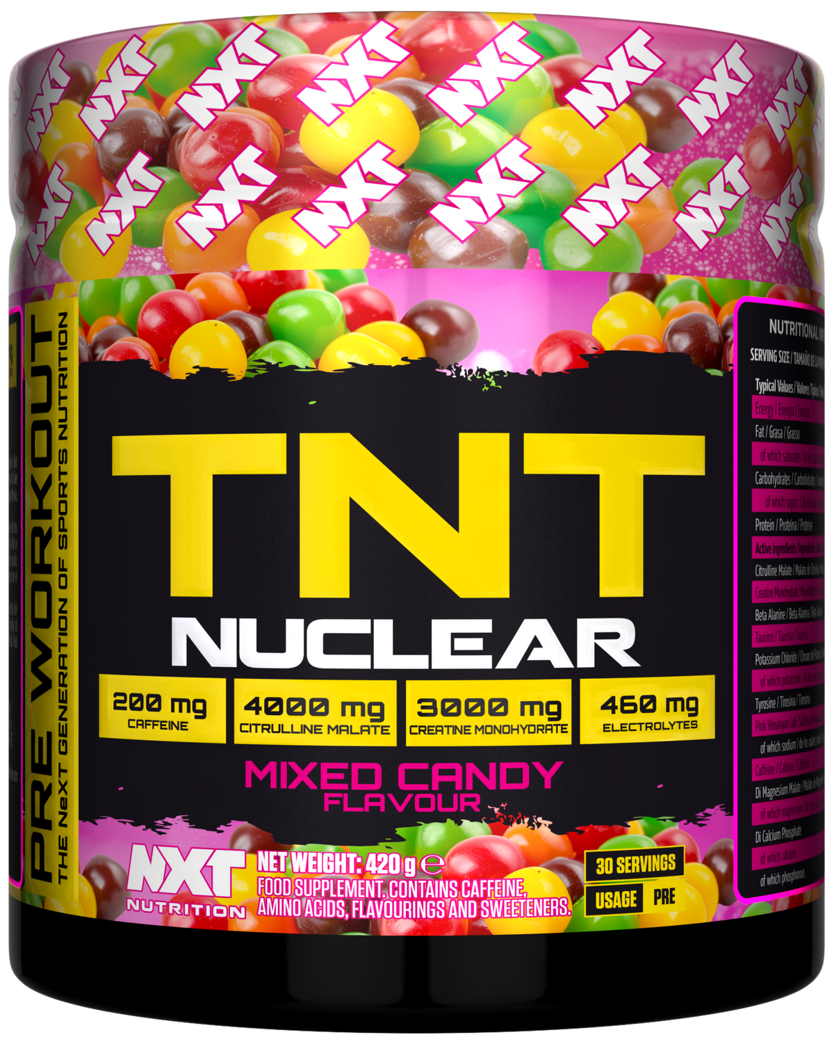 NXT Nutrition TNT Nuclear - Mixed Candy - 420g