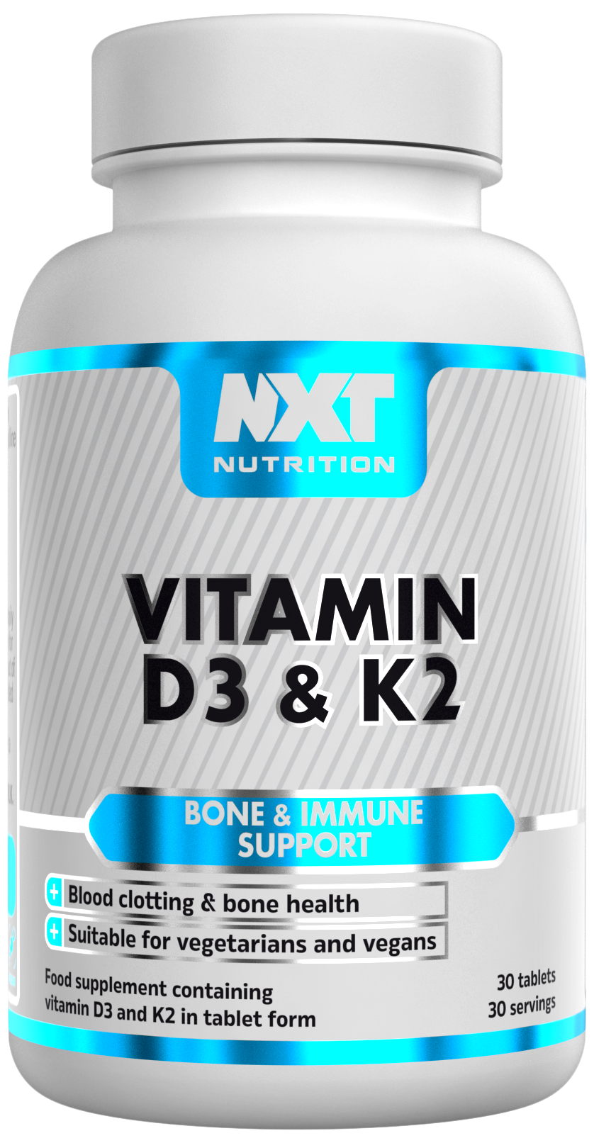 NXT Nutrition Vitamin D3 & K2 - 30 Tabs