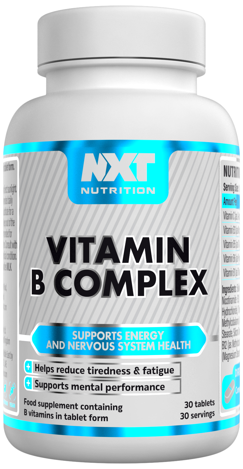 NXT Nutrition Vitamin B Complex - 30 Tabs