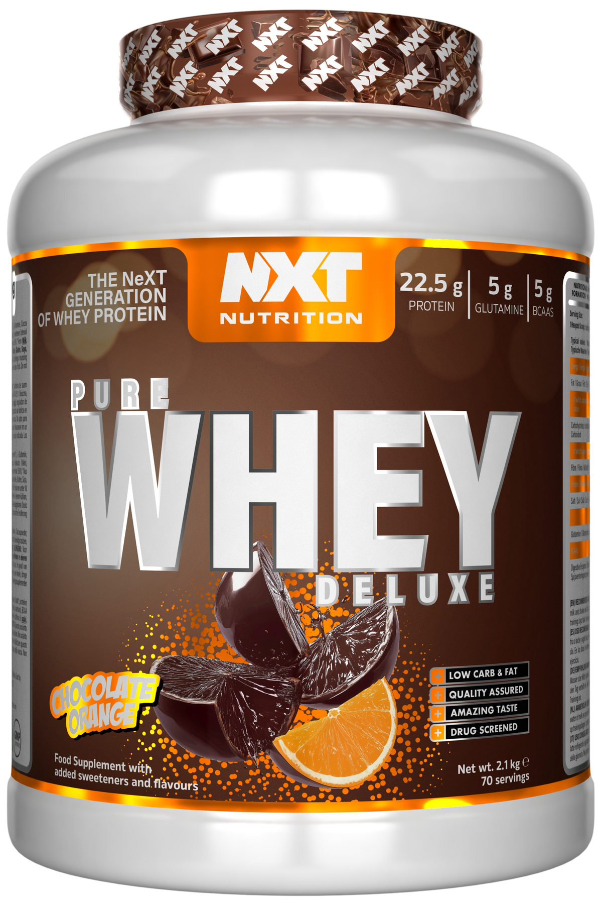 NXT Nutrition Pure Whey Deluxe - Chocolate Orange - 2.1kg