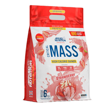 Applied Nutrition Critical Mass gainer bag, a typical UK mass gainer