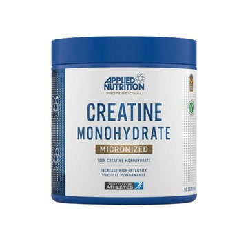 Applied Nutrition Creatine Monohydrate Micronized 250g tub, a typical UK creatine powder