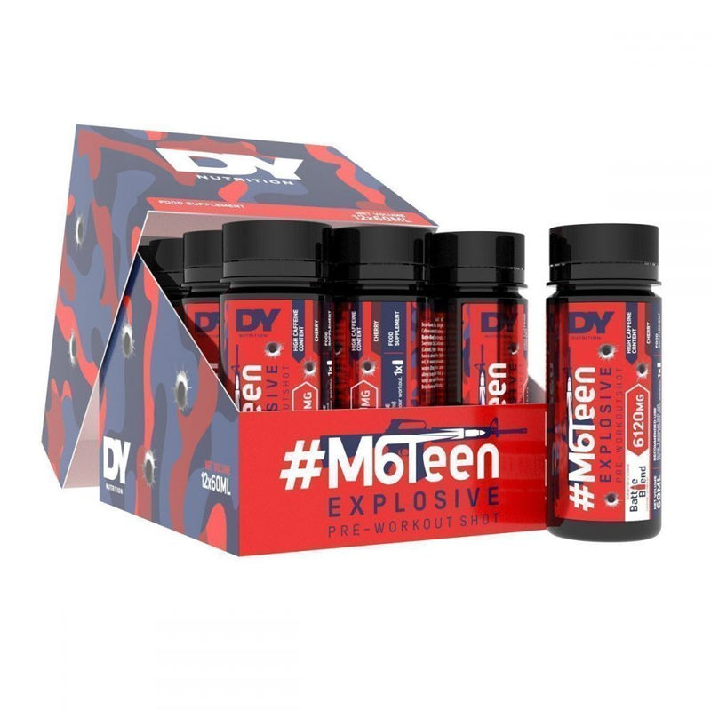 #M6Teen Explosive Pre-Workout Shot - Mojito - 12 x 60ml.