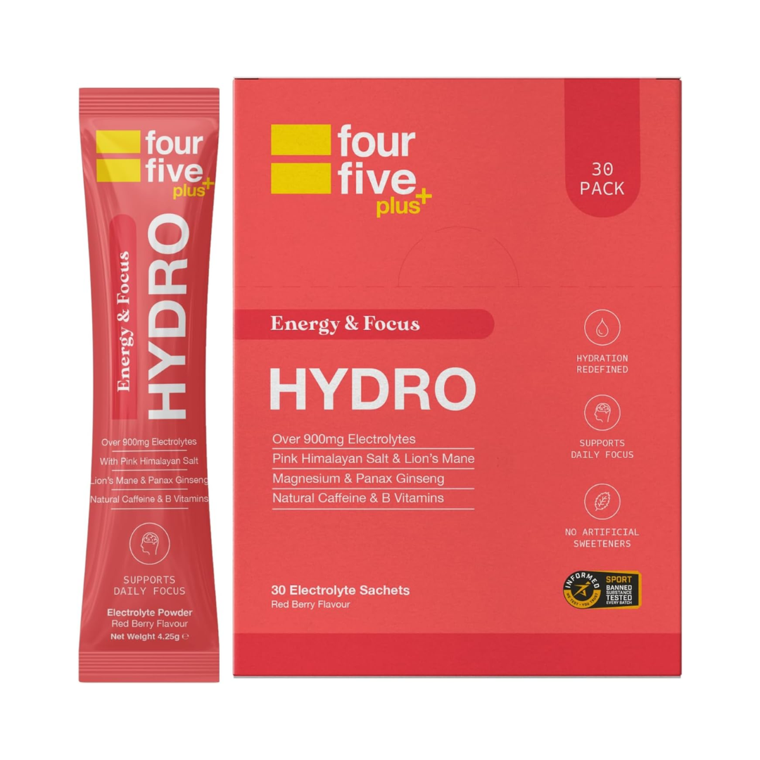 FourFive Energy & Focus Sachets 30 Sachets Red Berry