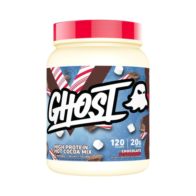 Ghost High Protein Hot Cocoa Mix 480g Peppermint Hot Chocolate