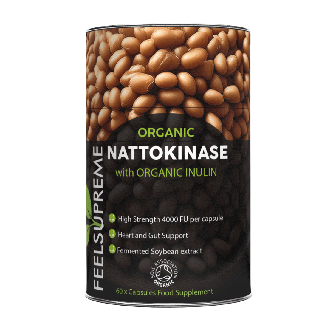 Feel Supreme Organic Nattokinase with Inulin Supplement 60 Caps