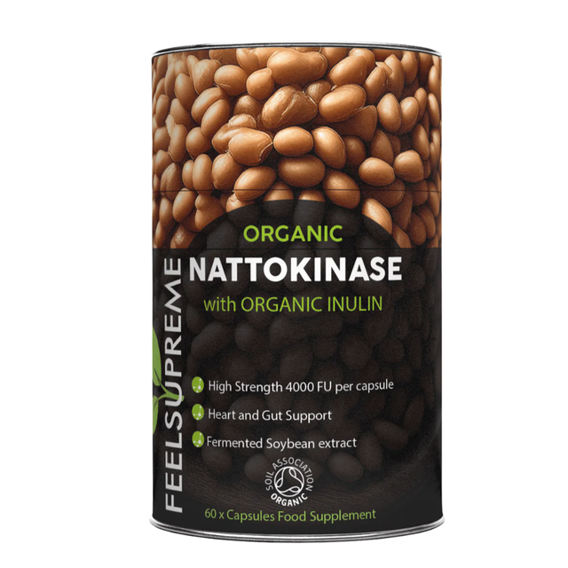 Feel Supreme Organic Nattokinase with Inulin Supplement 60 Caps