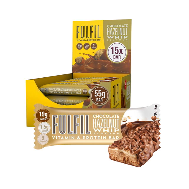 Fulfil Nutrition Vitamin & Protein Bar 15x55g Hazelnut Whip