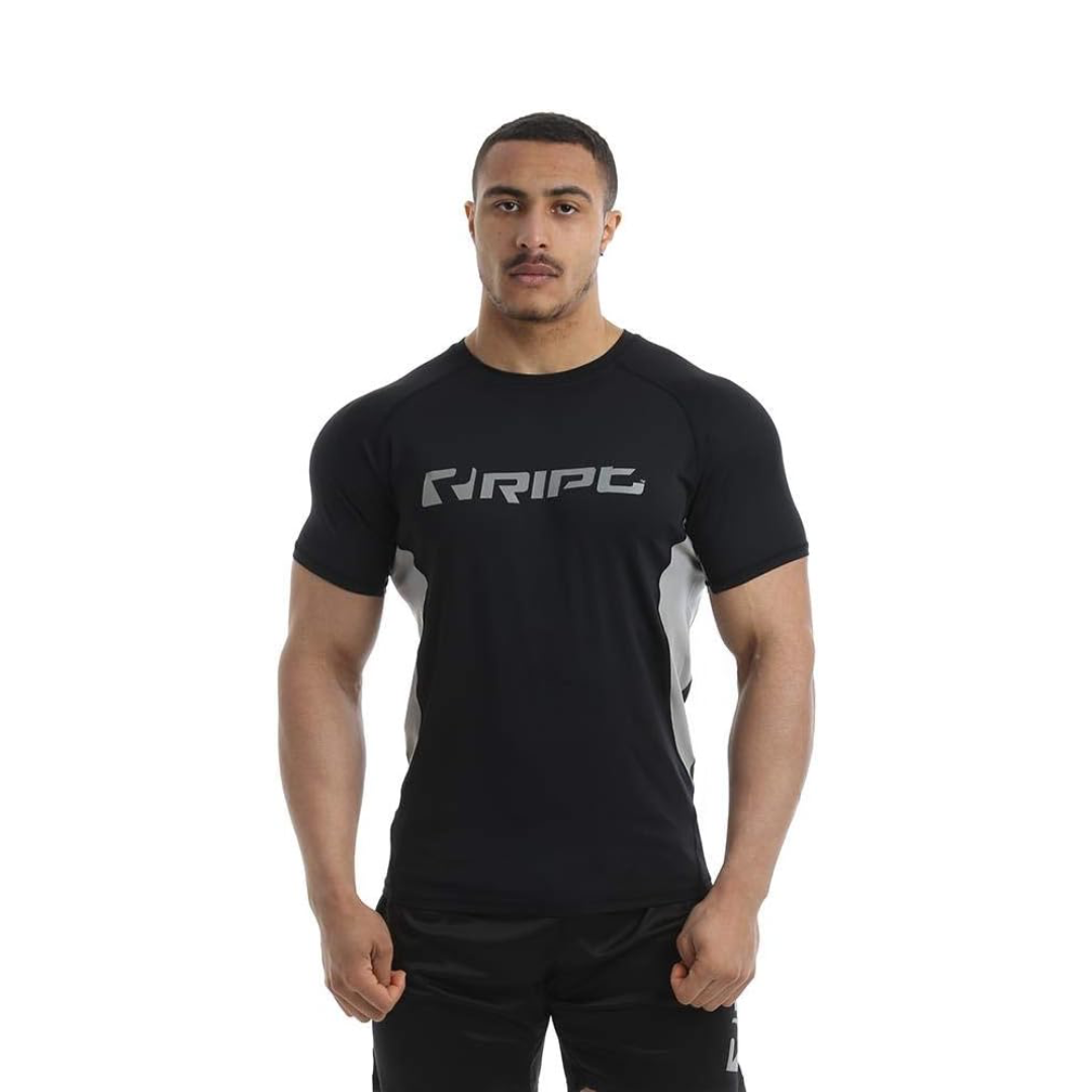 RIPT Contrast Performance T-Shirt XXL Black