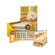 Fulfil Nutrition Vitamin & Protein Bar 15x55g White Peanut & Caramel
