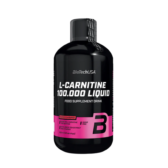 BioTech USA L-Carnitine 100.000 Liquid 500ml Cherry — Biotech USA — image 1