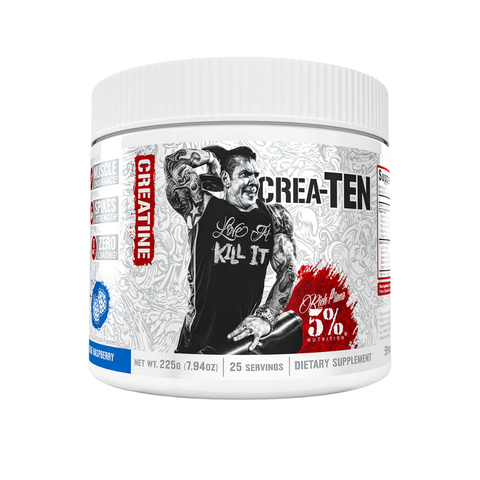 Rich Piana 5% Nutrition CREA-TEN Legendary Series 225g Blue Raspberry