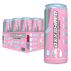 EHP Labs OxyShred Ultra Energy Drink RTD 12x355ml Cotton Candy