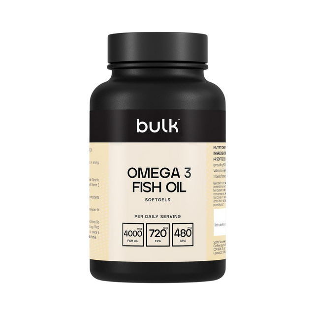 Bulk Omega 3 Fish Oil 1000mg 90 Softgels