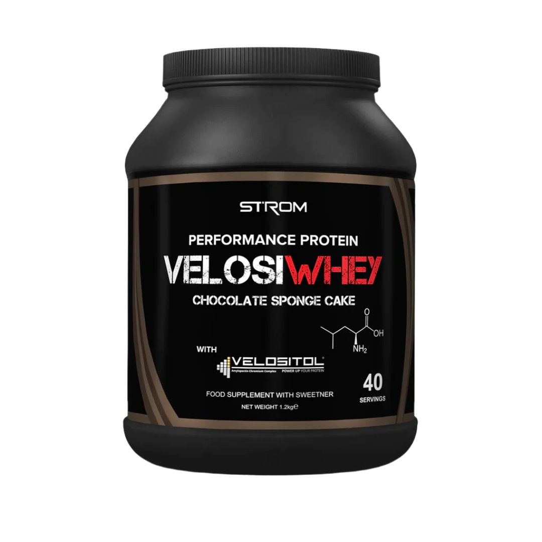 Strom Sports VelosiWhey  1.2kg Chcolate Spounge Cake