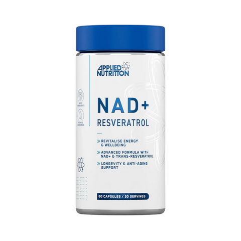 Applied Nutrition NAD+ RESVERATROL 60Caps