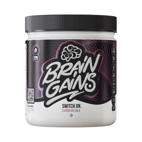 Brain Gains Switch On 225g Carribbean Cola