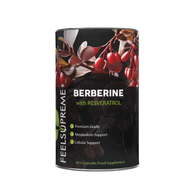 Feel Supreme Premium Berberine & Resveratrol Supplement 60 Caps
