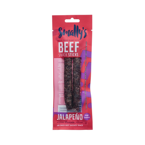 Smallys Beef Snack Sticks 15x40g Jalapeno