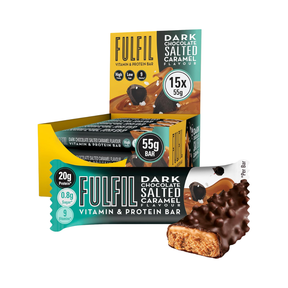 Fulfil Nutrition Vitamin & Protein Bar 15x55g Dark Salted Caramel