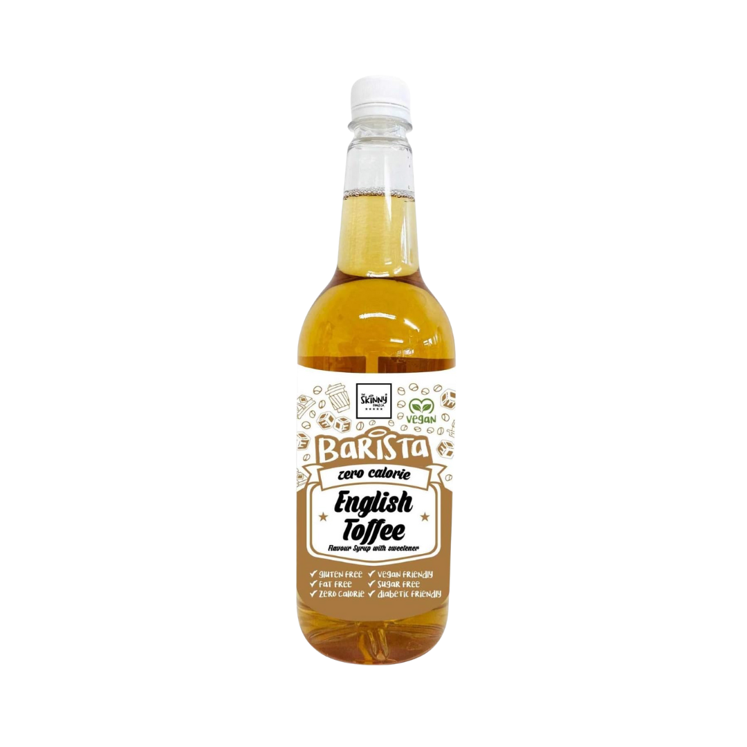 The Skinny Food Co Skinny Barista Zero Calorie Coffee Syrup 1000ml English Toffee