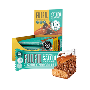 Fulfil Nutrition Vitamin & Protein Bar 15x55g Chocolate Salted Caramel
