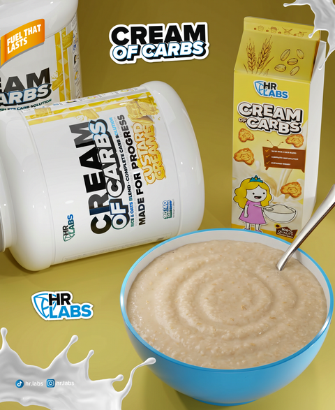 HR Labs Cream of Carbs - Custard Creams - 2.28kg