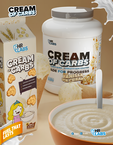 HR Labs Cream of Carbs - Vanilla Ice Cream - 2.28kg