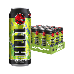Hell Energy Energy Drink 12x500ml Green Apple — Hell Energy — image 1