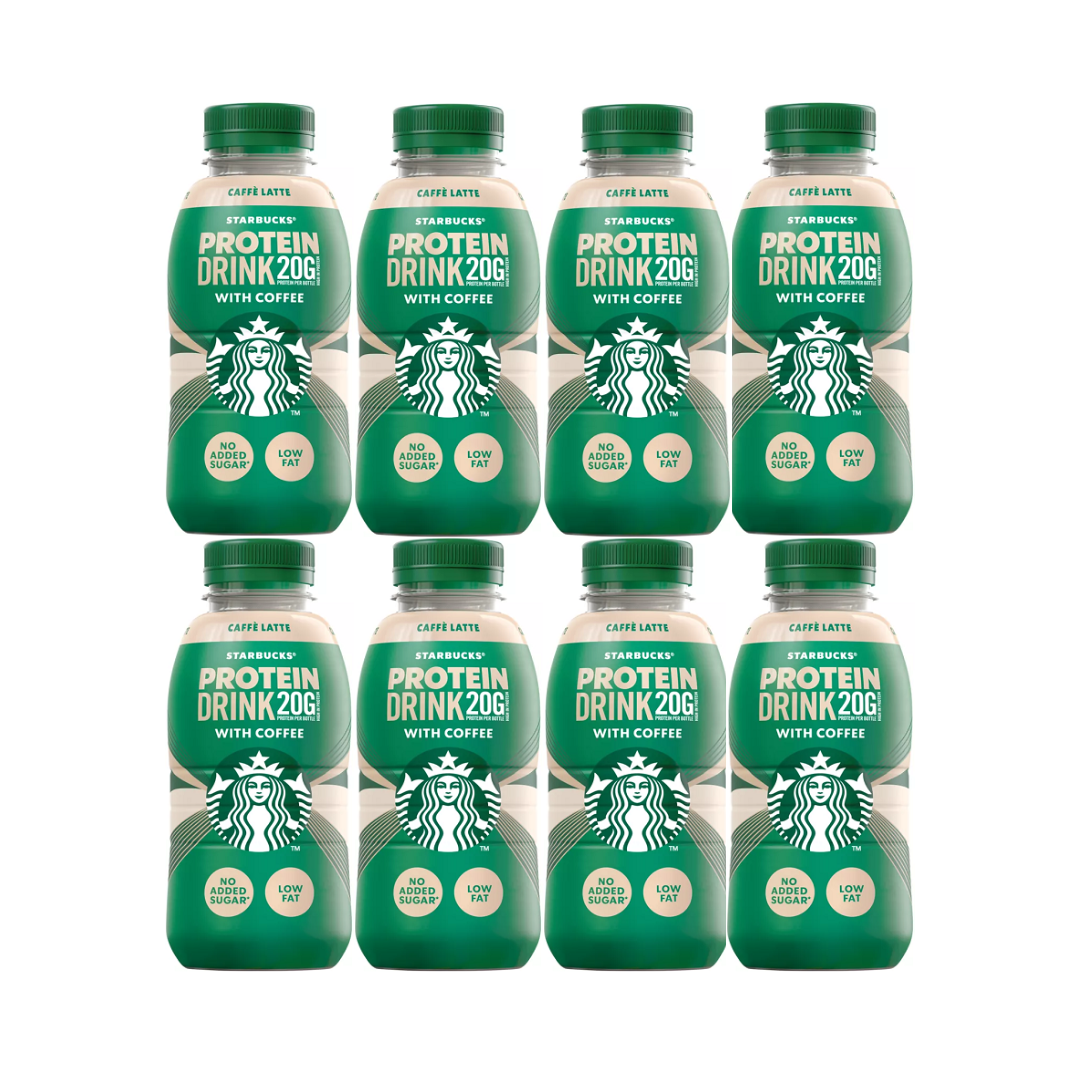 Starbucks Protein PET 8x330mll Caffe Latte