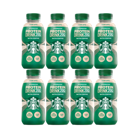 Starbucks Protein PET 8x330mll Caffe Latte