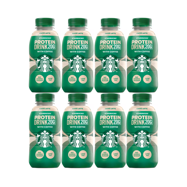 Starbucks Protein PET 8x330mll Caffe Latte