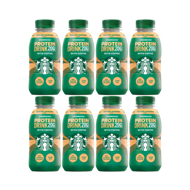 Starbucks Protein PET 8x330ml Caramel Hazelnut