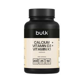 Bulk Calcium + Vitamin D3 + Vitamin K1 1000mg 90 Caps