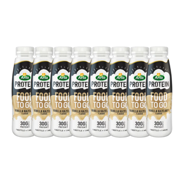 Arla Protein Protein Food To Go 8x500ml Vanilla Hazelnut