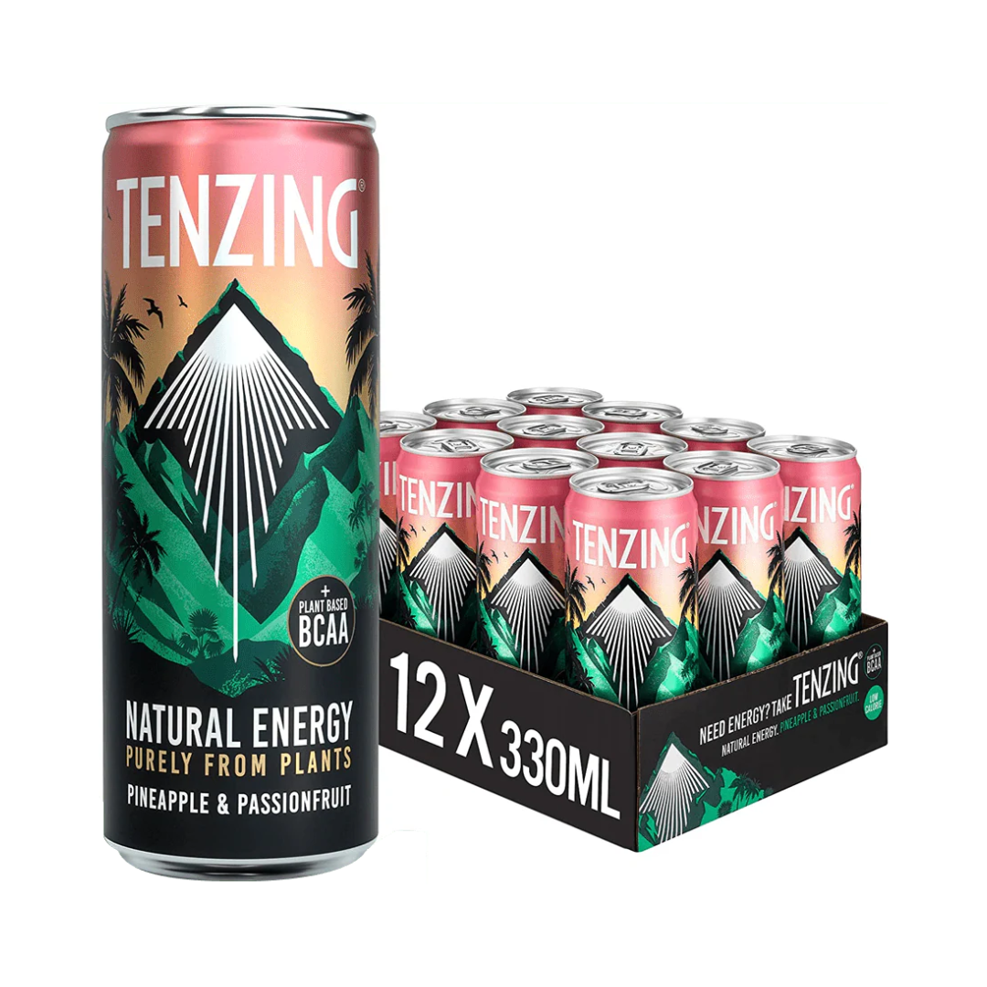 TENZING Natural Energy BCAA 12x330ml Pineapple & Passionfruit