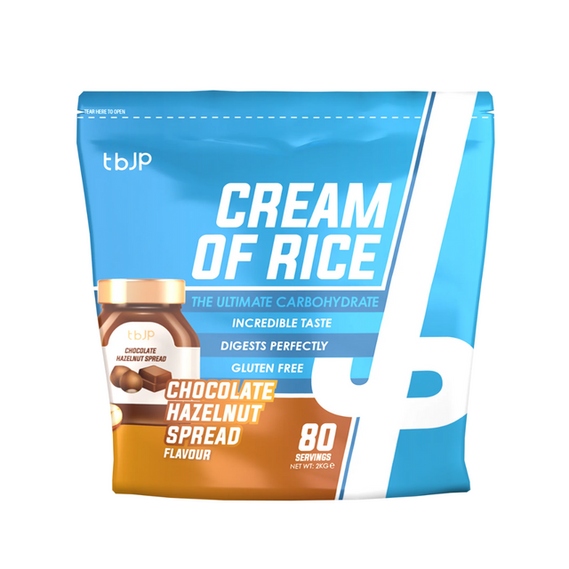 Trained By JP Cream Of Rice 2kg Chocolate Hazelnut