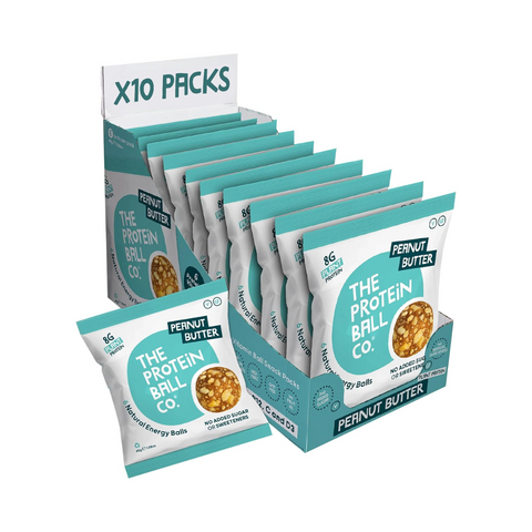 The Protein Ball Co Vegan Protein Balls 10x45g Peanut Butter