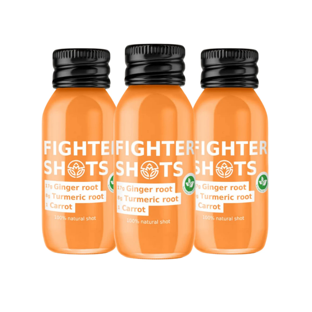 Fighter Shots 12x60ml Ginger + Turmeric + Carrot