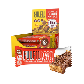 Fulfil Nutrition Vitamin & Protein Bar 15x55g Chocolate Peanut Butter